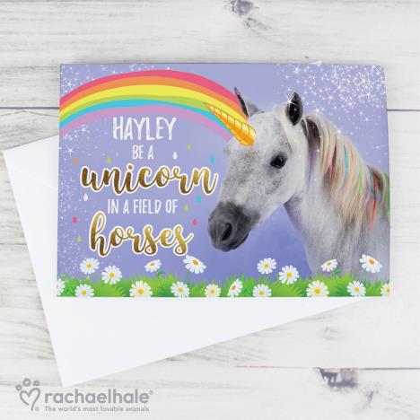 Personalised Rachael Hale Unicorn Card Extra Image 2